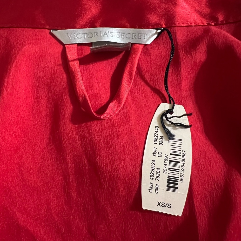 Victoria's Secret Red Lace Robe - Picture 2 of 6